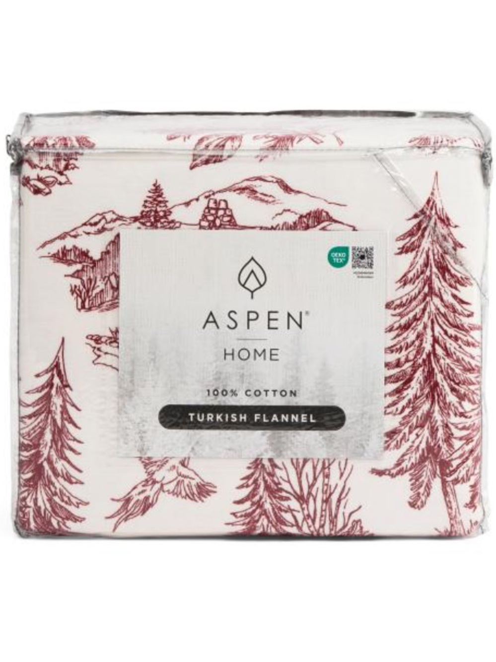 Aspen Floral Turkish Flannel Sheet Set